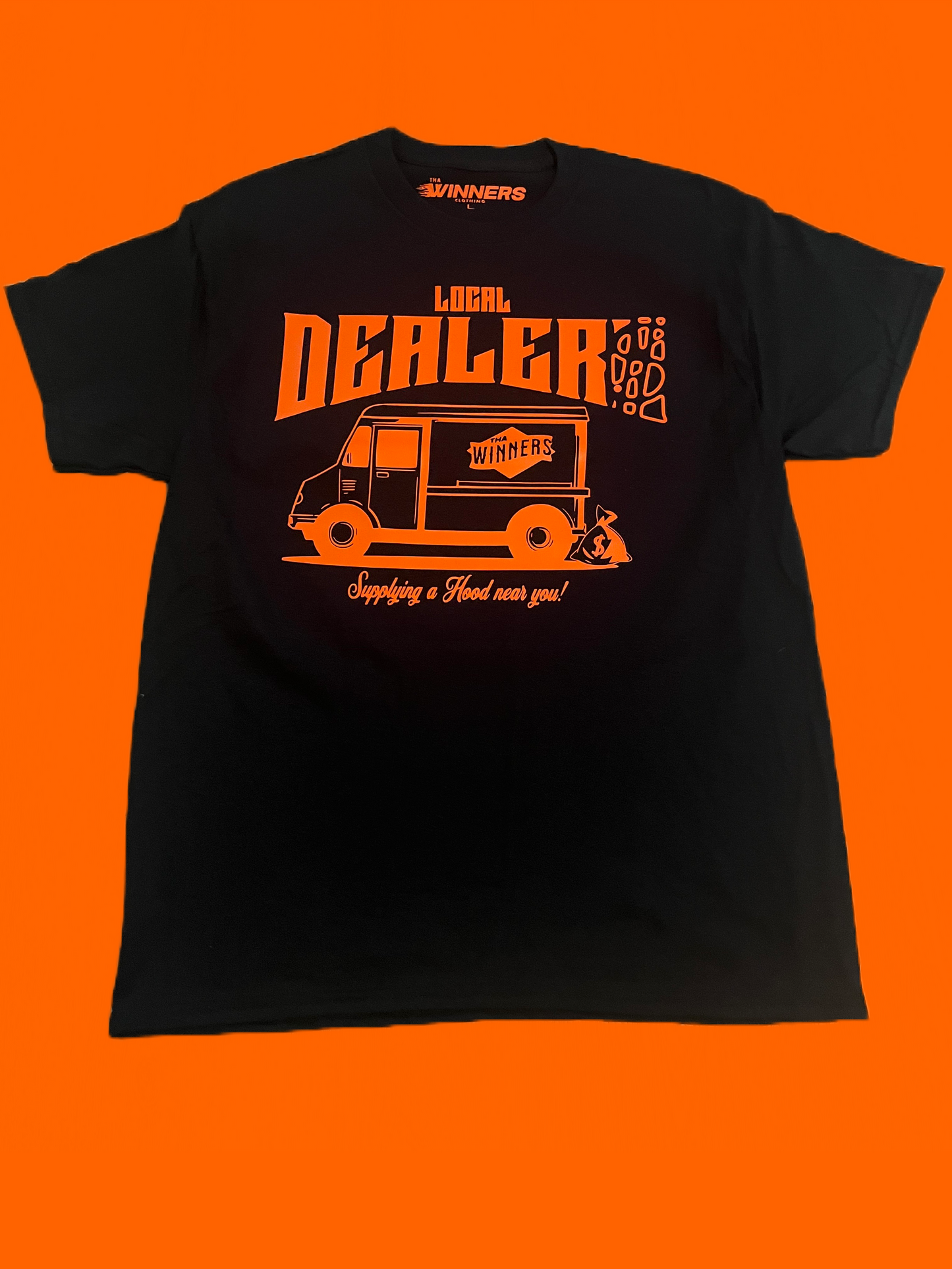 Blk & Orange “Local dealers” shirt