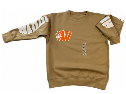 Tan & Orange “We Set Tha Trends” Sweater