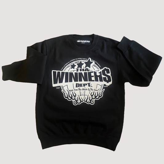 “Winners Dept” Crewneck Sweater