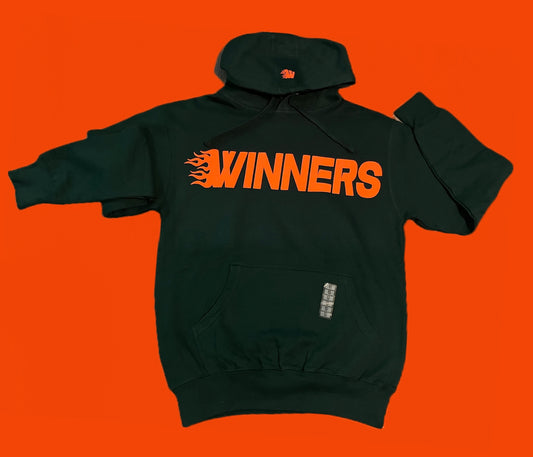 Green & Orange Lit Hoodie