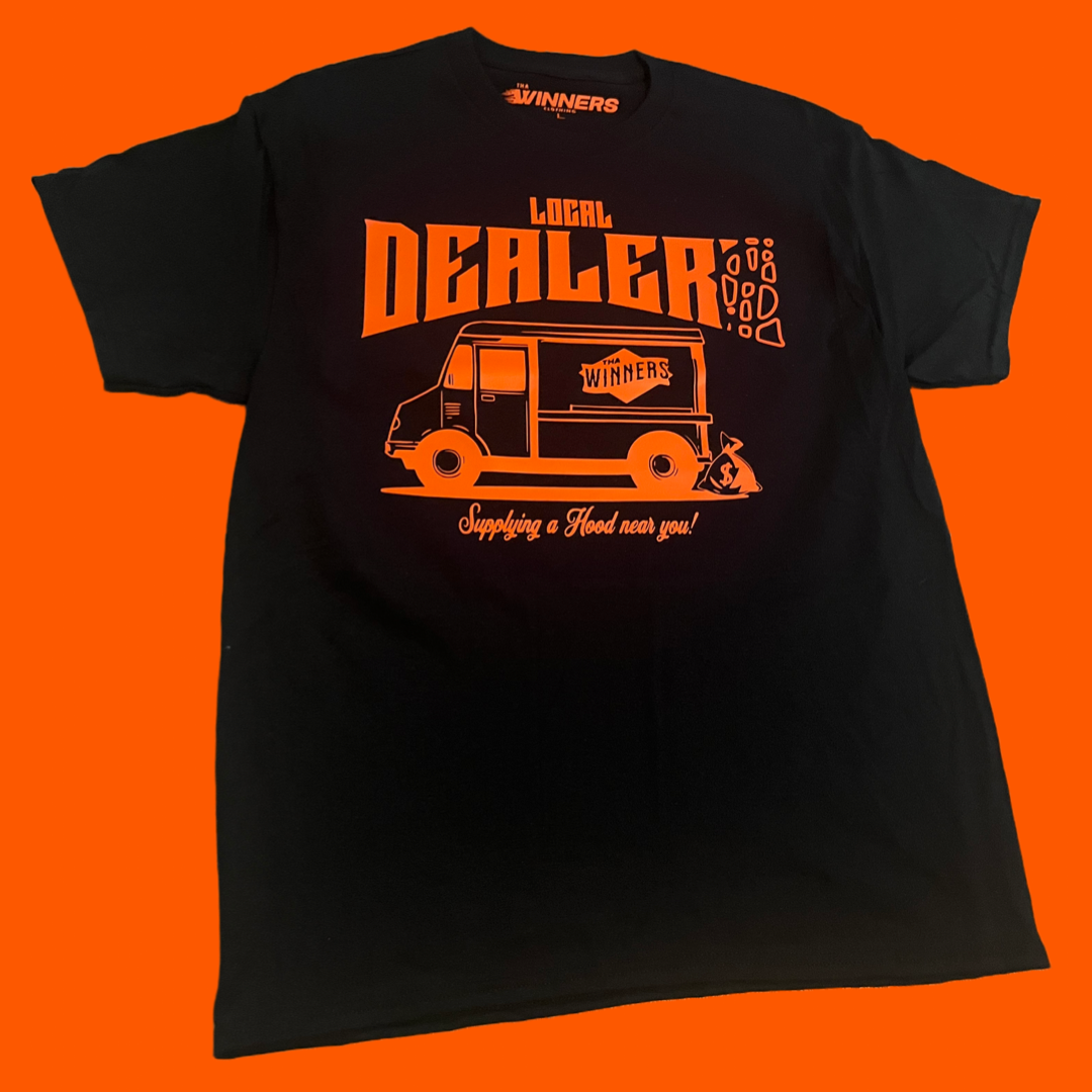 Blk & Orange “Local dealers” shirt