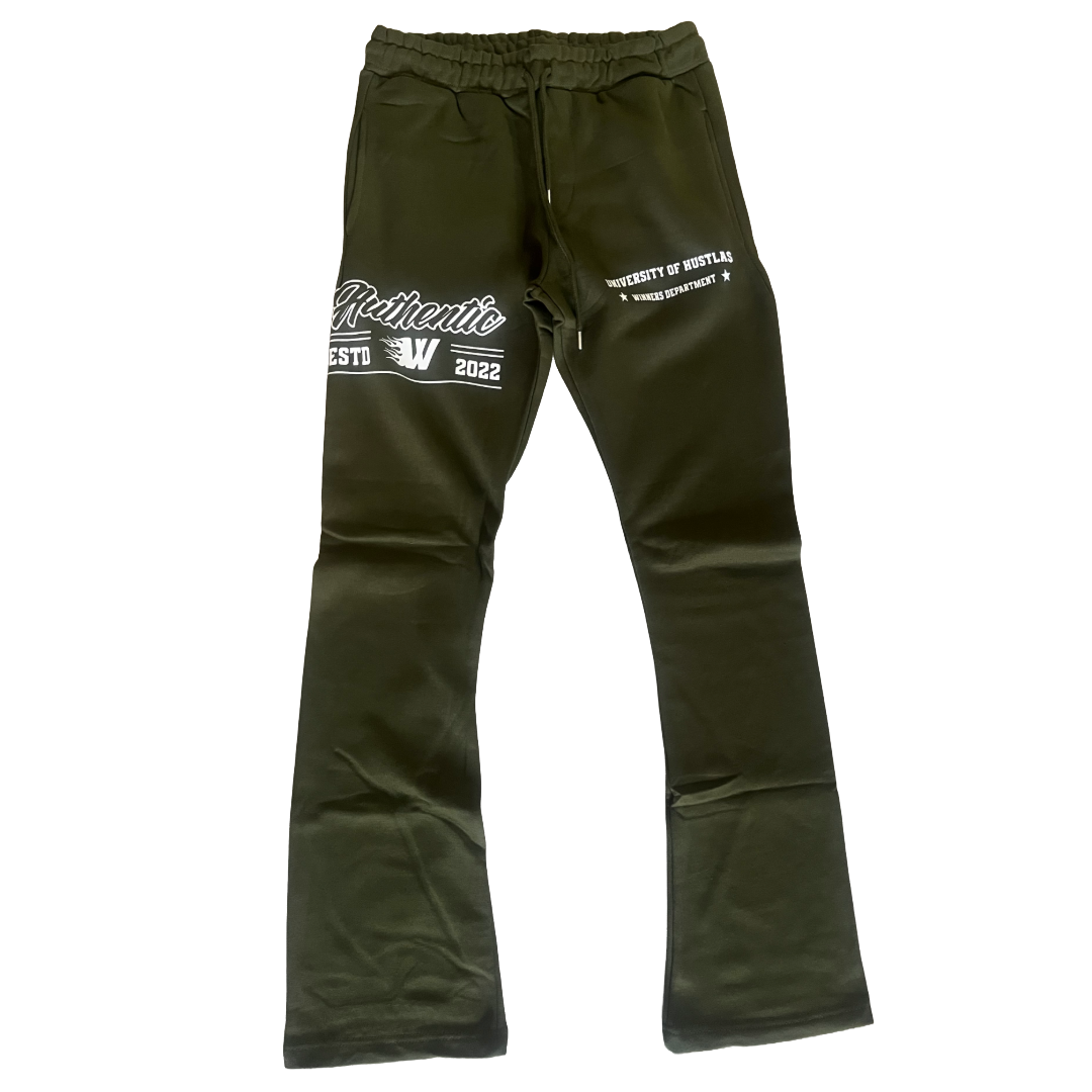 University of Hustlas Stacked joggers