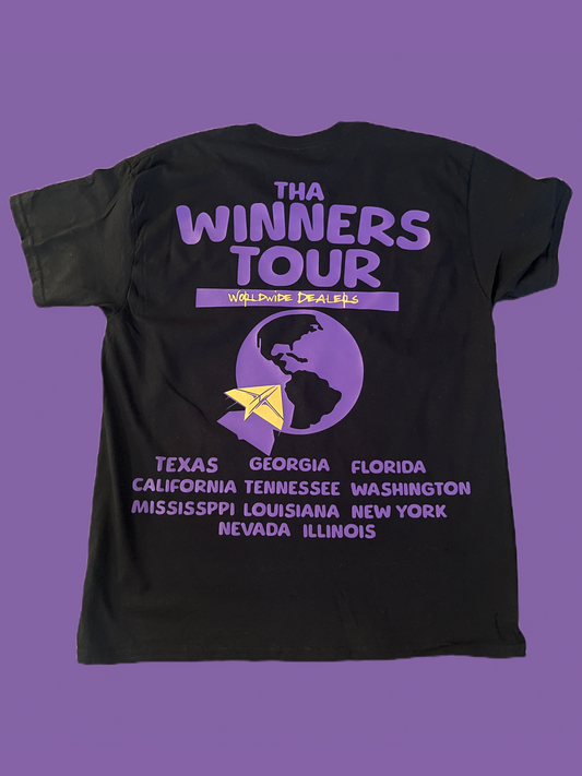 Blk & Purple “Winners Tour” Tshirt