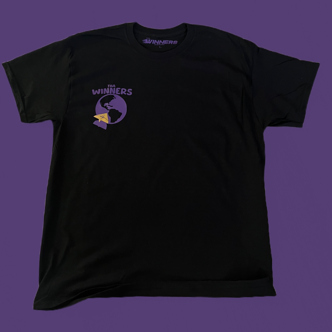 Blk & Purple “Winners Tour” Tshirt