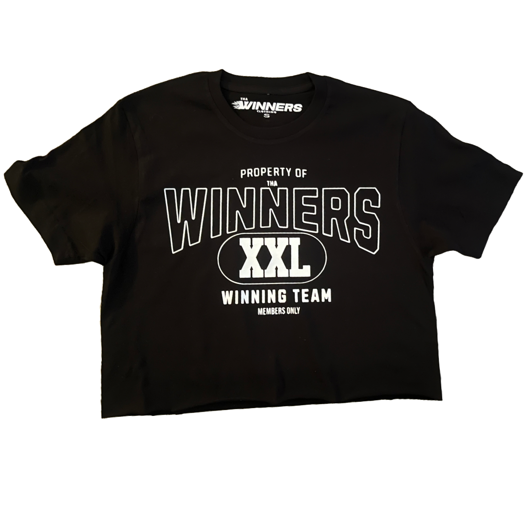 “Winning Team” Crop Top Tshirts