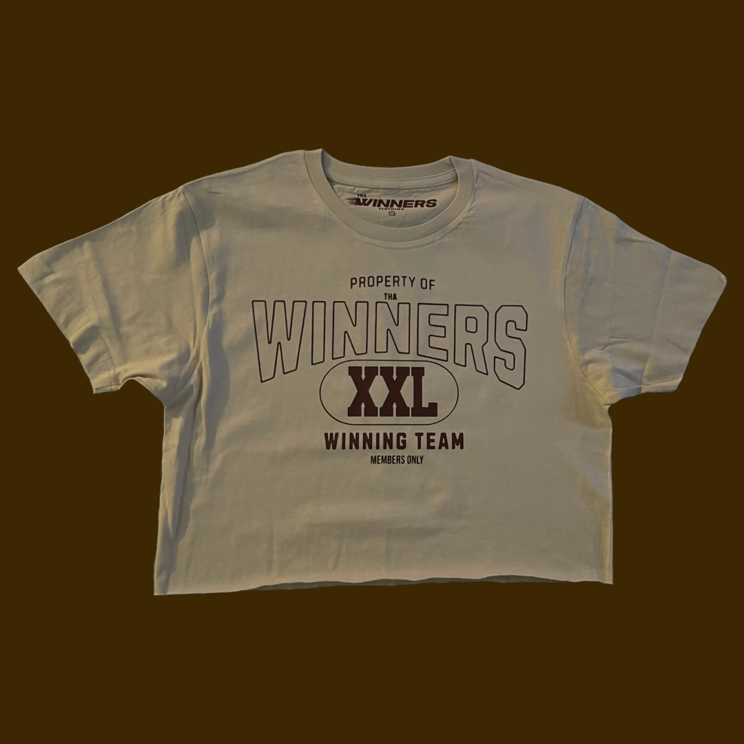 “Winning Team” Crop Top Tshirts