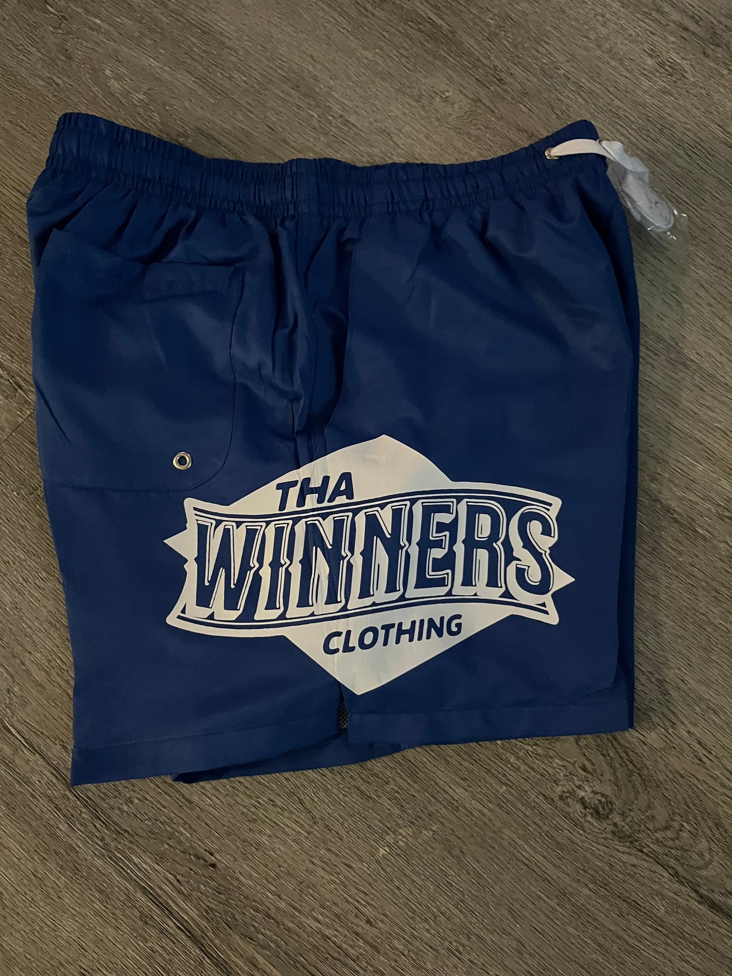 Royal blue & white “Local Dealers” Shorts