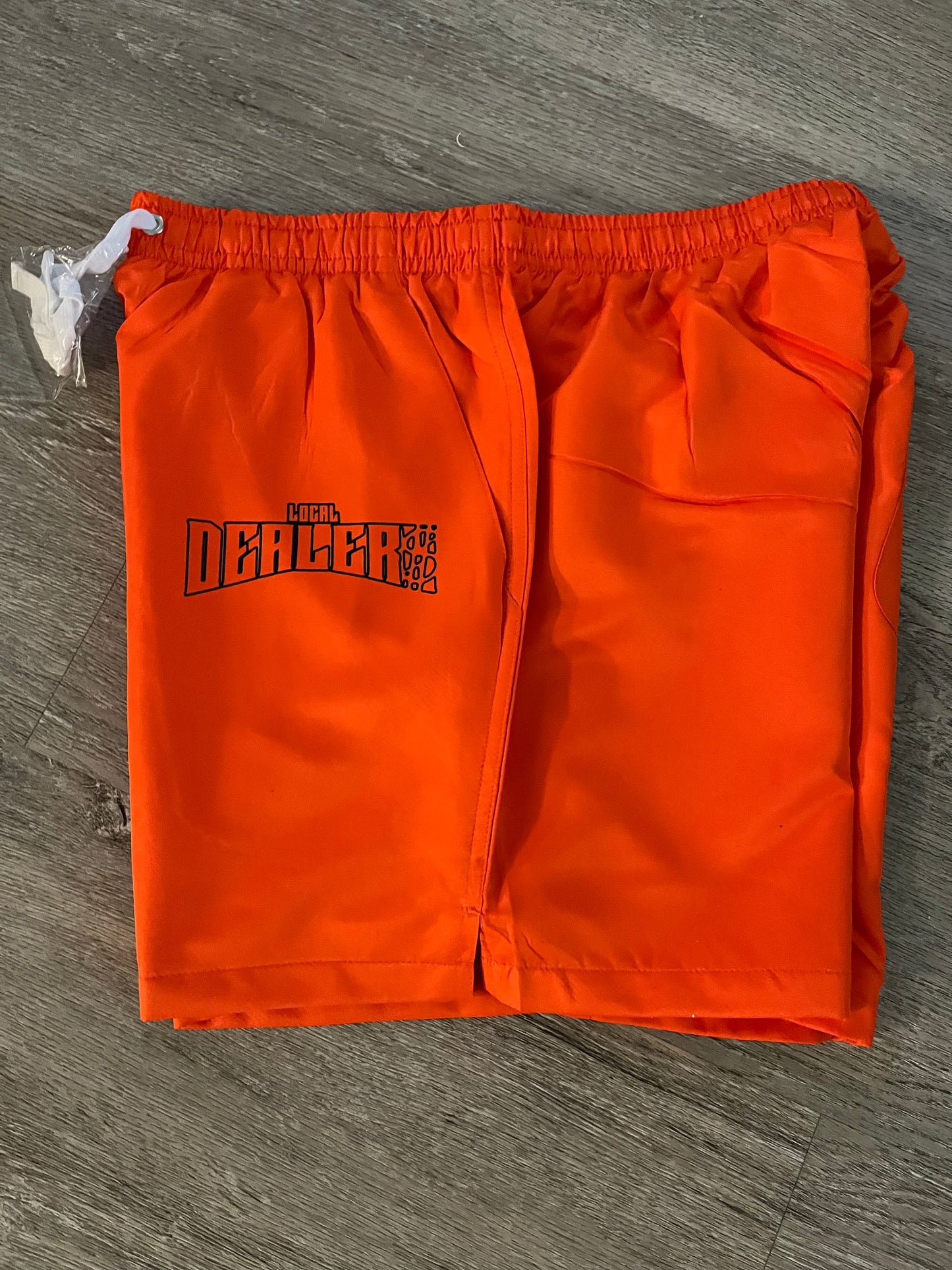 Orange & Black “Local Dealers” shorts