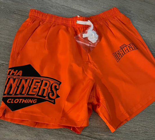 Orange & Black “Local Dealers” shorts