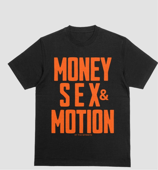 Blk & Orange “M S M” TSHIRT