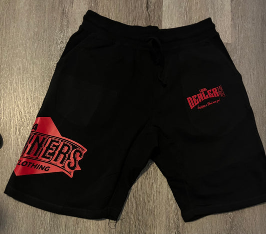 Blk & red “Local Dealers” Shorts