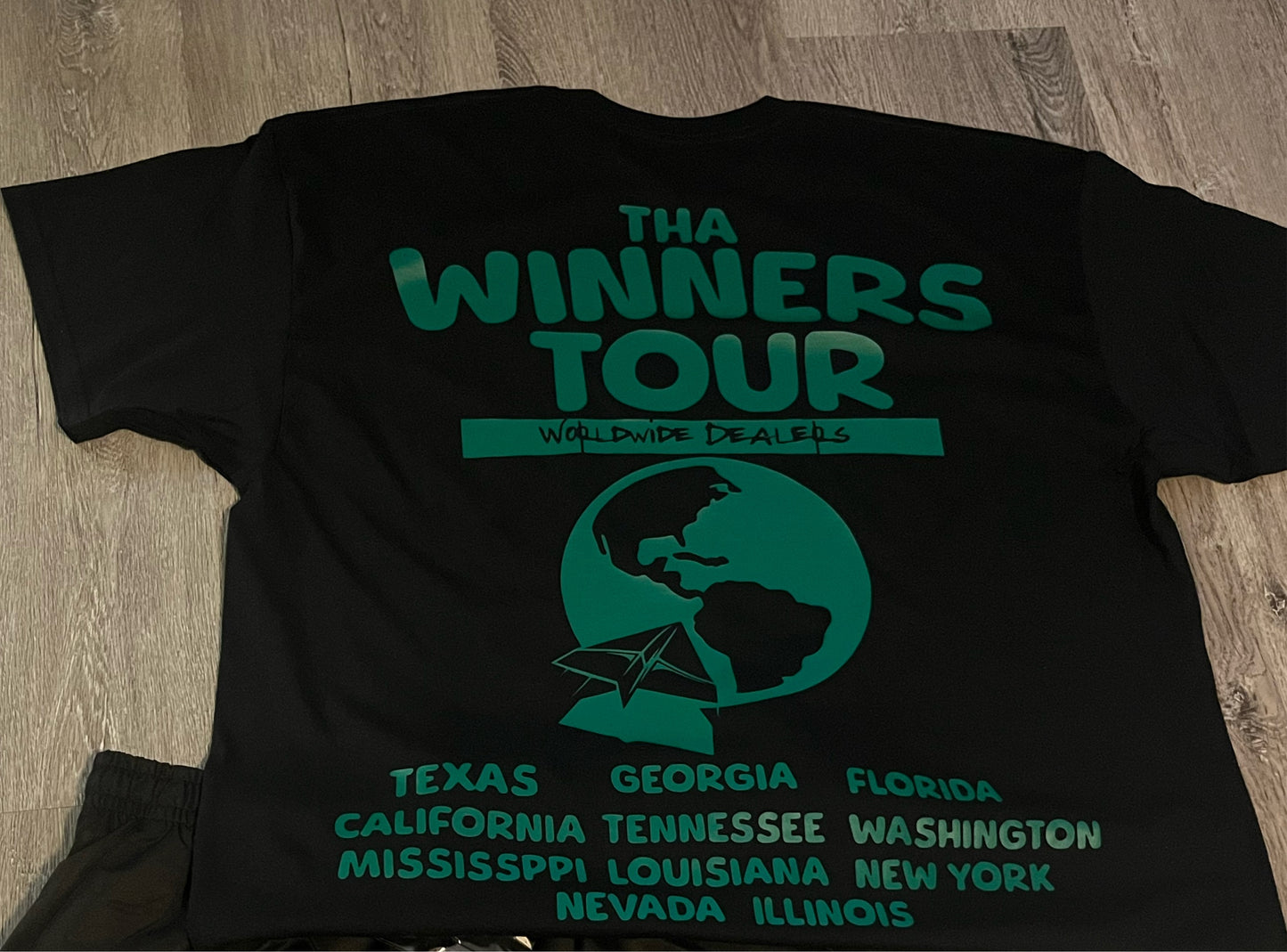 Blk & Green “Winners Tour” Tshirts