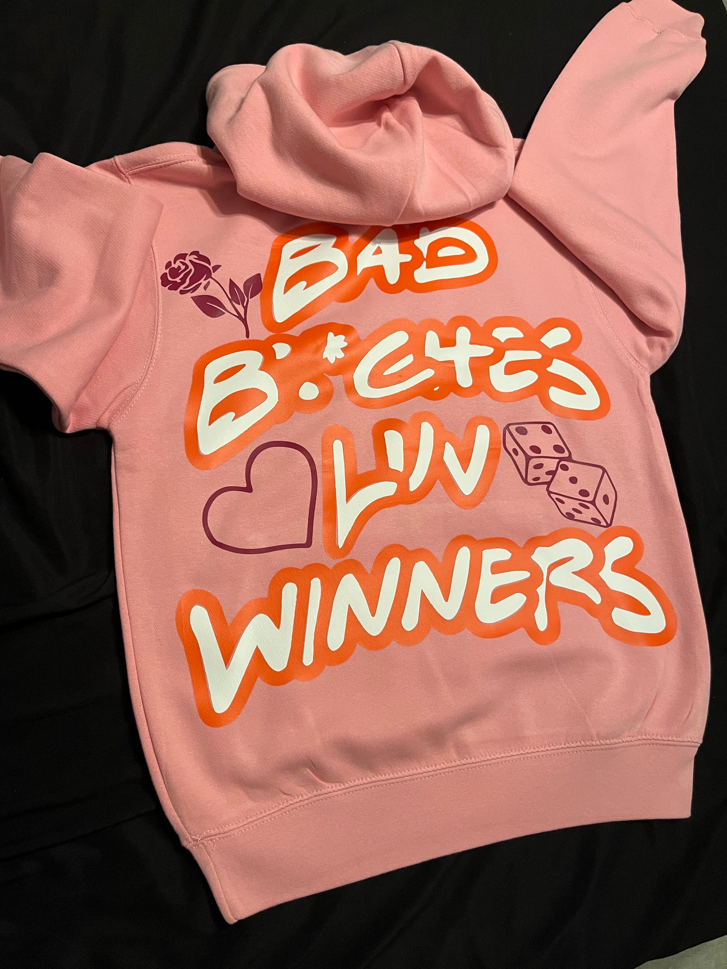 Pink Orange BBLW HOODIE Tha Winners Clothing