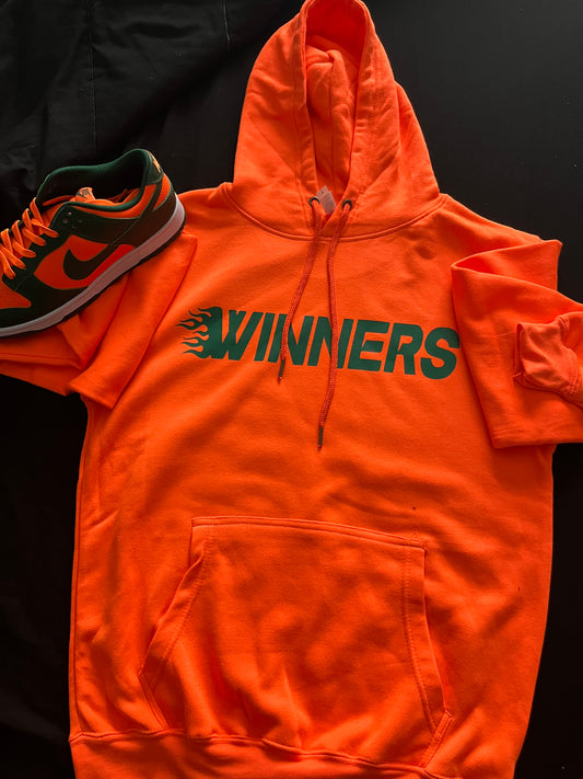 Orange & Green “LIT” Hoodie