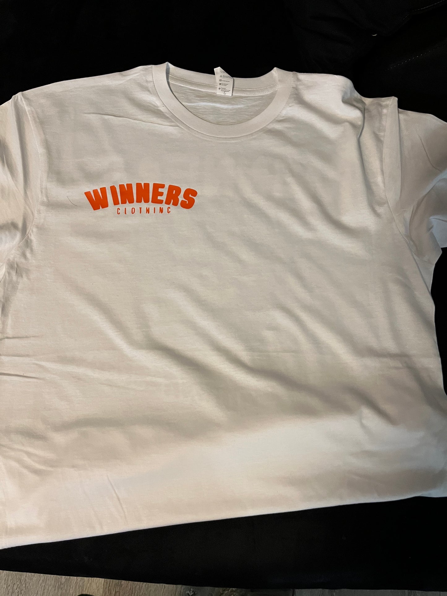 White/Blk & Orange “World Tour” T-Shirt