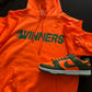 Orange & Green “LIT” Hoodie