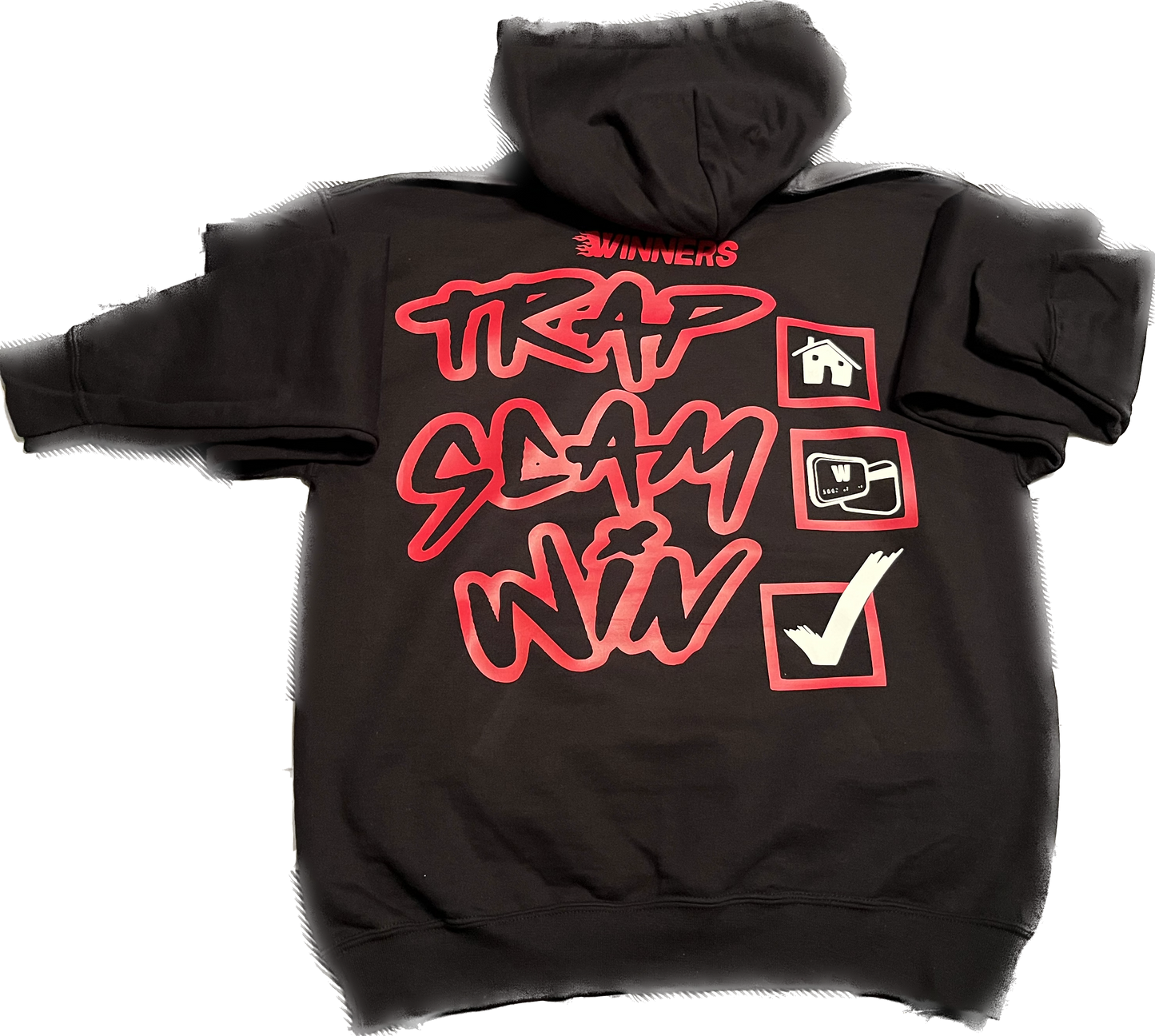 BLK/RED “TSW” HOODIE